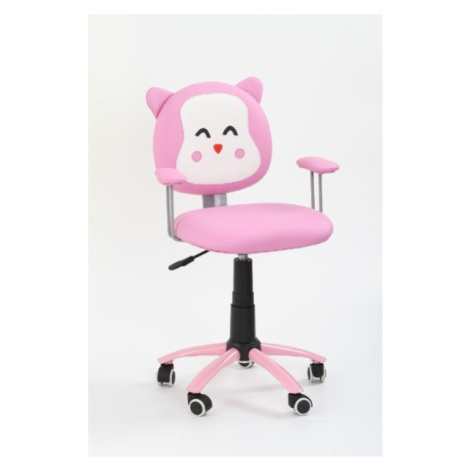 Dětská židle HALDUS, růžová Halmar