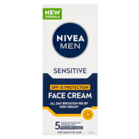 Nivea Men Sensitive Ochranný pleťový krém OF 15 75ml