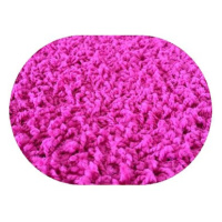 Kusový koberec Color shaggy růžový ovál 80 × 150 cm