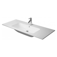 DURAVIT ME by Starck Umyvadlo nábytkové 123x49 cm, s 1 otvorem pro baterii, alpská bílá 23361200