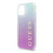 Guess GUHCN65PCUGLPBL hard silikonové pouzdro iPhone 11 Pro Max Pink-blue Glitter Gradient