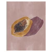 Ilustrace Papaya, Sophie Bek, 30 × 40 cm