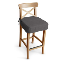 Dekoria Sedák na židli IKEA Ingolf - barová, grafitová, barová židle Ingolf, Etna, 705-35