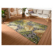 Kusový koberec Flair 105611 Diamonds and Leaves Multicolored – na ven i na doma 120x180 cm