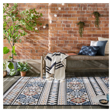 Kusový koberec Plaza Aster Navy – na ven i na doma 120x170 cm Flair Rugs