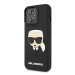 Karl Lagerfeld KLHCP13LKH3DBK hard silikonové pouzdro iPhone 13 / 13 Pro 6.1" black 3D Rubber Ka