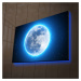 Hanah Home Obraz s led osvětlením Planeta 70x45 cm