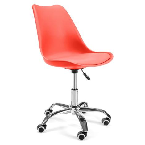 Ak furniture Otočná židle FD005 červená
