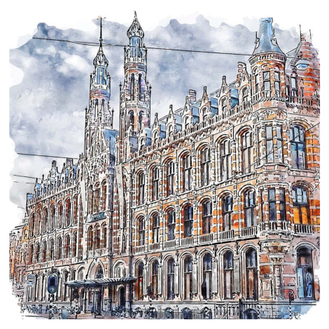 Obraz 50x50 cm Amsterdam – Fedkolor
