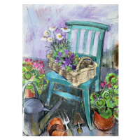 Obrazová reprodukce Gardener's Chair, Claire Spencer, 30 × 40 cm