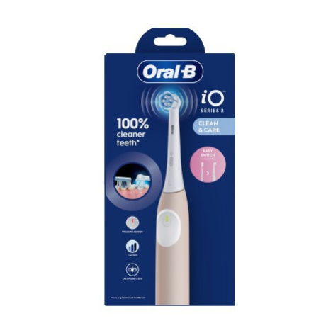 Oral-B iO 2 Elektrický zubní kartáček Calm Pink růžový