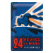 Plechová cedule 24h Le Mans - Racing Night Blue, 20 x 30 cm