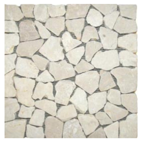 Kamenná mozaika Premium Mosaic Stone béžová 30x30 cm mat STMOSCRW