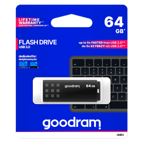 Flash disk Goodram USB 3.0 64GB černý