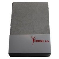 Rosh Froté prostěradlo EXCLUSIVE 180 × 200cm -Světle šedá