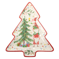 Dekoria Podnos Christmas Tree, 21 x 26 x 1,5 cm