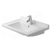 DURAVIT Starck 3 Umyvadlo 700x490 mm, s přepadem, s otvorem pro baterii, bílá 0304700000