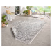 NORTHRUGS - Hanse Home koberce Kusový koberec Twin-Wendeteppiche 103116 grau creme – na ven i na