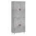 vidaXL Skříň highboard betonově šedá 69,5x34x180 cm kompozitní dřevo