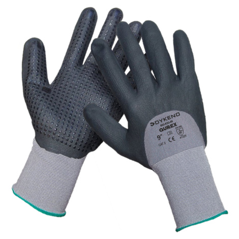 Qurex proti oleji jemné textilní máčené rukavice s terčíky