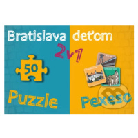 Bratislava deťom (Pexeso a Puzzle) - Daniela Kollárová a Kamila Kollárová - hra z kategorie Vzdě