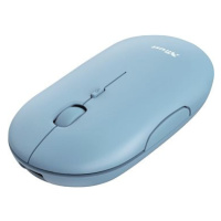 Trust Puck Wireless BT Silent Mouse, modrá