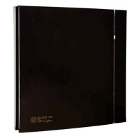 Soler&Palau SILENT 100 CZ Design Black 4C koupelnový, černý