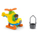 Fisher price little people helikoptéra s pilotkou, mattel bdy82