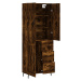 vidaXL Skříň highboard kouřový dub 69,5 x 34 x 180 cm kompozitní dřevo