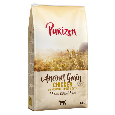 Purizon Adult Ancient Grain s kuřecím a rybou - výhodné balení: 2 x 6,5 kg