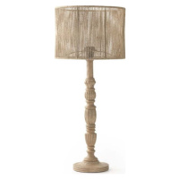 Bílá/přírodní stolní lampa (výška 68 cm) – Geese