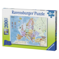 Ravensburger Politická mapa Evropy XXL 200 dílků