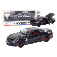 Sportovní auto kovové černé 1:24