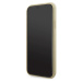 Guess Rhinestones Triangle Metal Logo kryt pro iPhone 11 zlatý