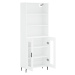 vidaXL Skříň highboard bílá 69,5 x 34 x 180 cm kompozitní dřevo