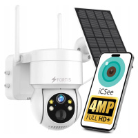 Solární Venkovní Otočná Ip Wifi Kamera 4MPX Full Hd+ Pro Monitorování