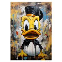 Ilustrace Street Art Duck, Andreas Magnusson, 30 × 40 cm