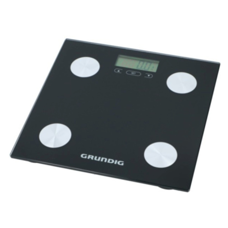 Chytrá osobní digitální váha do 180 kg černá Grundig