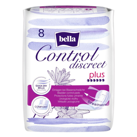 Bella Control Discreet plus urologické vložky 8 ks