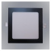 PANEL LED SQUARE 9W 4200K ČTVEREC ČERNÝ