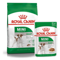 ROYAL CANIN Mini Adult 4 kg + Mini Adult v omáčce 12× 85 g