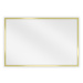 MEXEN Loft zrcadlo 60 x 40 cm, zlatý rám 9852-060-040-000-50