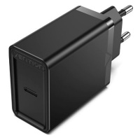 Vention 1-port USB-C Wall Charger (30W) Black