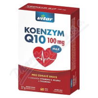 Vitar Koenzym Q10 100mg+Se+vit.E+thiamin cps.60