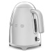 Rychlovarná konvice Smeg 50's style KLF03SSEU / 2400 W / 1,7 l / nerezová ocel / chrom