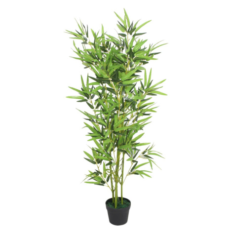 vidaXL Umělá rostlina bambus s květináčem 120 cm zelený