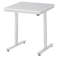 RAU Psací stůl s elektrickým přestavováním výšky, melaminová deska, nosnost 150 kg, š x h 750 x 