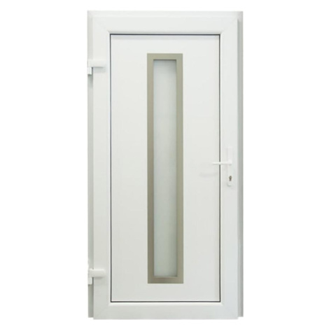 Vchodové dveře COLOMBO D13 90L 98x198x7 bílý BAUMAX