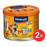 Vitakraft Dog pochoutka Snack Minis Chicken párky 2 × 12 ks