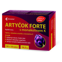 Noventis Artyčok Forte s monakolinem K 50+10 tablet
